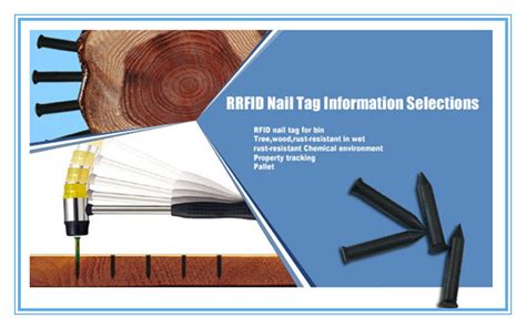 china rfid tree nail tag|rfid nails.